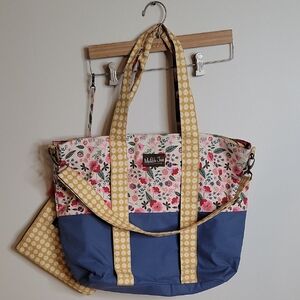 Matilda Jane Blue and Yellow Floral Tote Bag